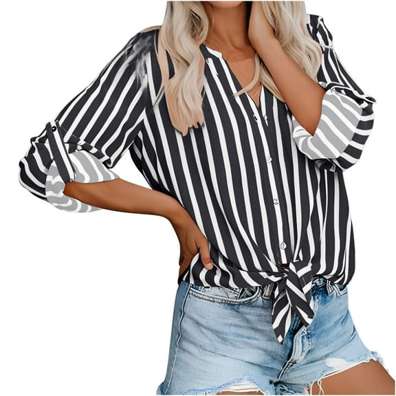 Womens Blouses Long Sleeve Shirt Women Casual Fashion Solid Color Button T-Shirt Long Sleeves One Shoulder Top Blouse Tops Black-4 S