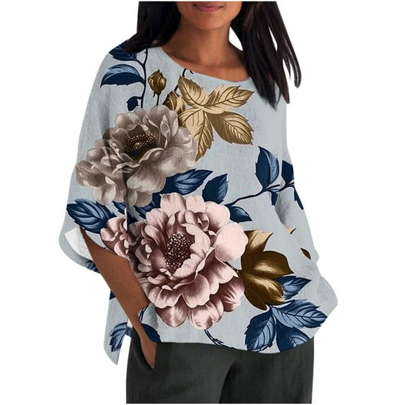 Womens Blouses Long Sleeve Shirt Women Casual Fashion Solid Color Button T-Shirt Long Sleeves One Shoulder Top Blouse Tops Multicolor-7 XXXXL