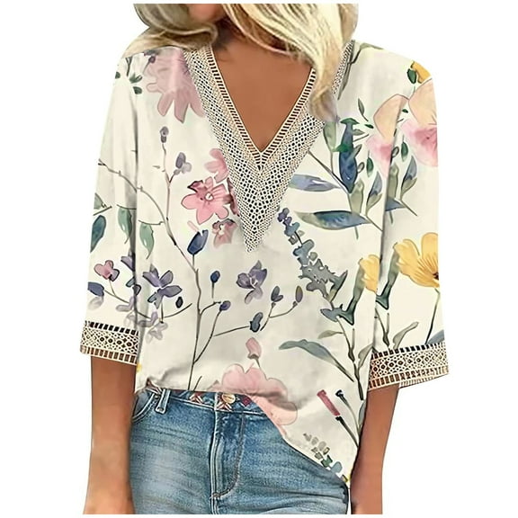 Womens Blouses Long Sleeve Shirt Women Casual Fashion Solid Color Button T-Shirt Long Sleeves One Shoulder Top Blouse Tops White-5 M