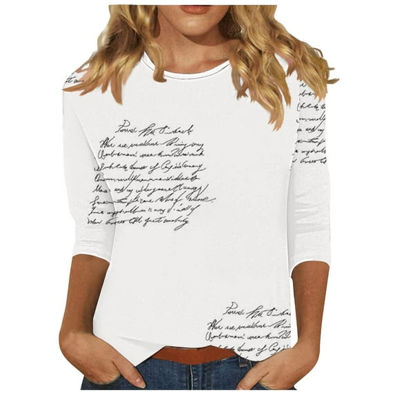 Womens Blouses Long Sleeve Shirt Women Casual Fashion Solid Color Button T-Shirt Long Sleeves One Shoulder Top Blouse Tops White-6 M