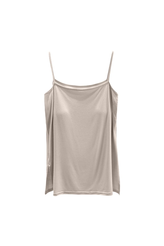 Womens Blouses Women's Neck Sleeveless Knit Ribbed Fitted Casual Crop Tank Top Lacy Top Crop Camisole with Shelf Bra Tops Women Pack Weight Set Women Bar Sleep Tops for Soft Lace Bra Ladies S Beige XL