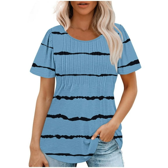 Womens Blouses for Summer Plus Size Golf Shirts for Women Dry Fit Womens Summer Tops Dressy Casual Cropped Women Clothing Tops