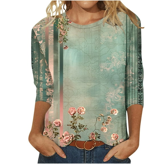 Womens Blouses for Wedding Basic Fitted Tees Women Tank Tops Loose Petite Button Down Shirts Green