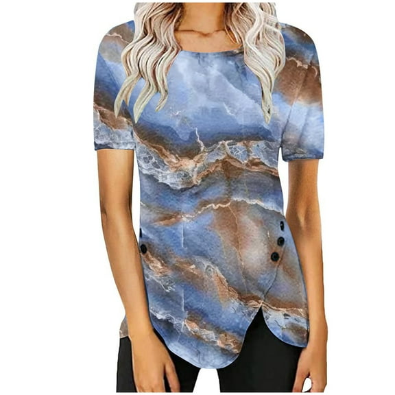 Womens Blouses for Work Professional Generic Womens Tops Womens Tops Dressy Casual Tunic s for Women Golf