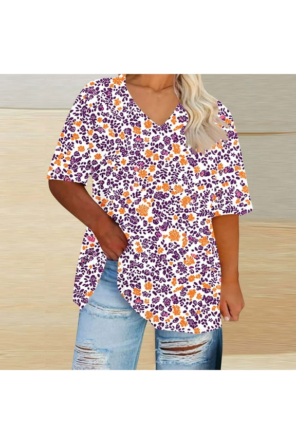 Womens Blouses for Work Professional Plus Size Summer Shirts for Teens Modest Women Short Sleeve Tops Cotton Golf Shirts