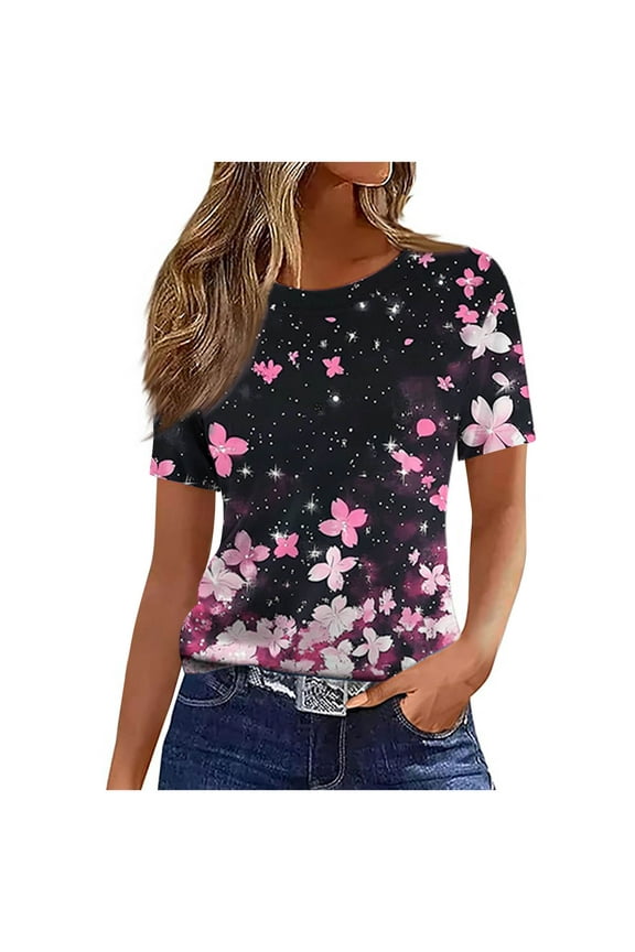 Womens Blouses for Work Summer Tops 2025 Trendy Work Western Tshirts Shirts Cactus Blouses Casual Boho