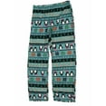 thumbnail image 1 of Womens Blue Fleece Penguin & Candycane Christmas Pajama Bottoms Sleep Pants M, 1 of 2