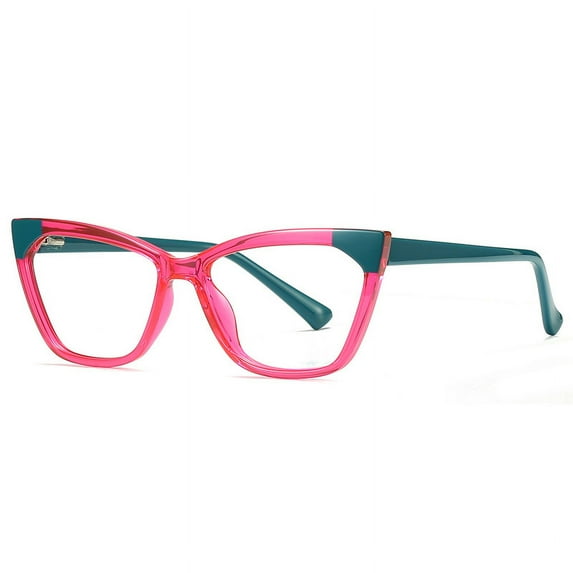 Womens Blue Light Blocking Glasses Frame Working Oversized Cat Eye Computer Eyeglasses Frame TR90