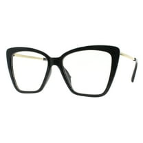 Womens Blue Light Blocking Glasses Square Butterfly Shape UV 400 Black