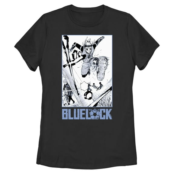 Womens Blue Lock Gagamaru Panel T Shirt
