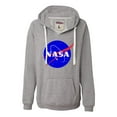 thumbnail image 1 of Womens Blue NASA Logo Deluxe Soft Hoodie, 1 of 1