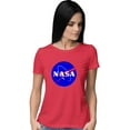 thumbnail image 1 of Womens Blue NASA Logo T-Shirt, 1 of 1