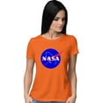 thumbnail image 1 of Womens Blue NASA Logo T-Shirt, 1 of 1