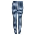 thumbnail image 1 of Womens Blue/White Mod Sheer Leggings (One Size), 1 of 2