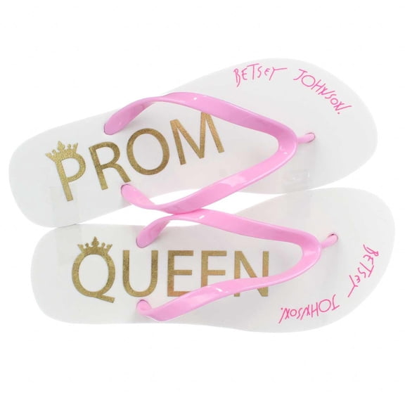 Womens Blue by Betsey Johnson Amy Flip Flops - Pink