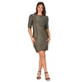 thumbnail image 1 of Womens Boat Neck Shimmery Mini Dress, 1 of 10