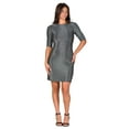 thumbnail image 1 of Womens Boat Neck Shimmery Mini Dress, 1 of 10