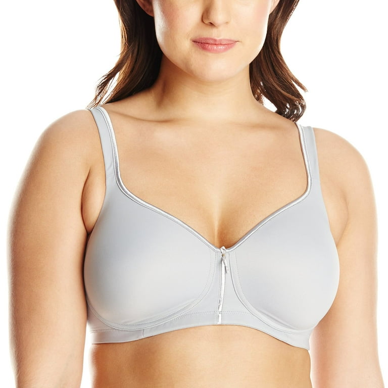 Womens Body Caress Full Coverage Wirefree Bra, 36C, Feather Grey 