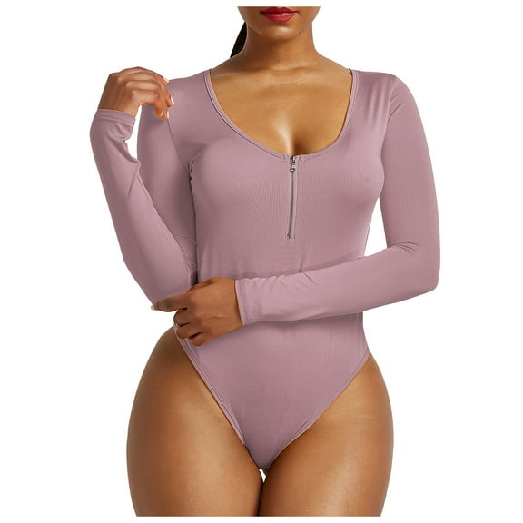 Womens Bodysuits Clearance Bib Pants Coverall Underwear Onepiece Leotard Ladies Lingerie ,Pink,3Xl