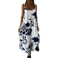 thumbnail image 1 of Womens Boho Floral Print Sleeveless Summer Maxi Dress V-Neck Casual Loose Flowy Beach Slip Long Dress, 1 of 5