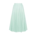 thumbnail image 1 of Womens Boho Maxi Skirt A Line Skirts Tiered Long Skirts Flowy Ruffle Elastic Waist Dresses Boho Renaissance Skirt Flared Ruffle Skirts Beach Vacation Going Out Outfits, 1 of 6