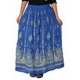 thumbnail image 1 of Womens Bollywood Indian Long Skirt Sequins Ankle Length Rayon India Clothing, 1 of 3