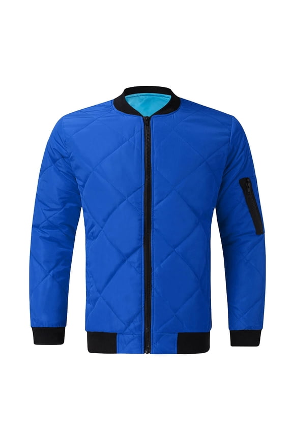 Womens Bomber Jackets Diamond Quilted Fall Winter Rib Varsity Lightweight Coat Winter Warm Full Zip Up Varsity Outwear Tops