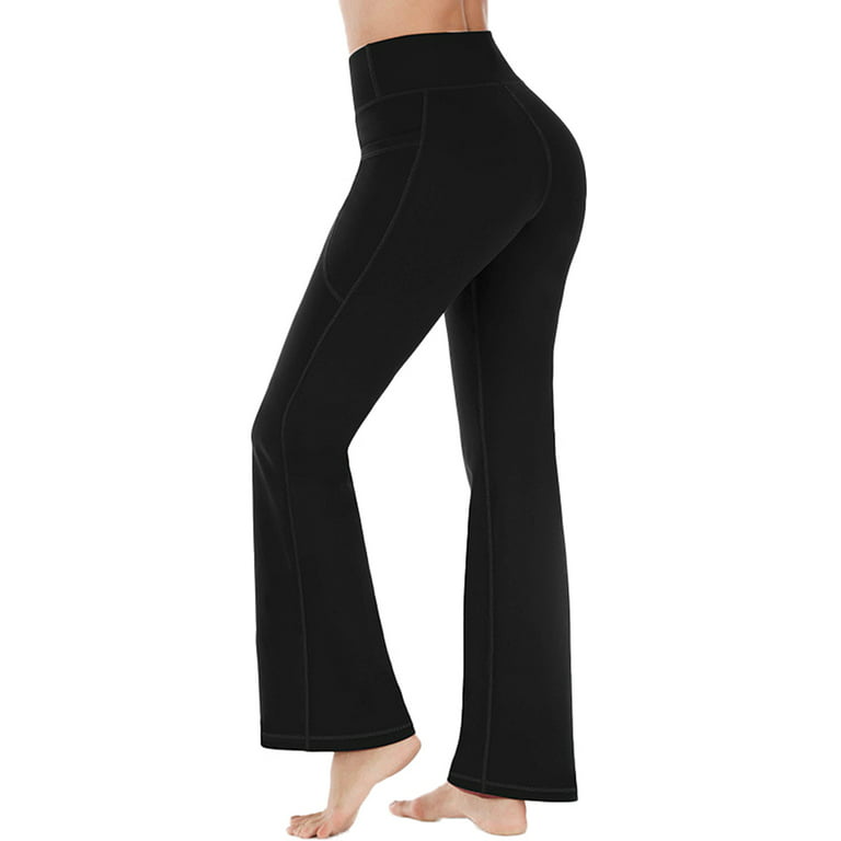 Flare Yoga Pants for Women Buttery Soft High Waist Bootcut Pants Bootleg  Stretch Tummy Control Workout Leggings 