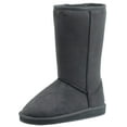 thumbnail image 1 of Womens Boots Mid Calf 12" Australian Classic Tall Faux Sheepskin Fur Hs001 Grey 8.5, 1 of 2