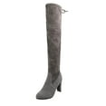 thumbnail image 1 of Womens Boots Winter Boots for Women Women Boots Winter Over The Knee Boots Long Boots Comfort Square Heels Shoes, 1 of 8