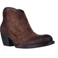 thumbnail image 1 of Womens Born Michel Short Western Ankle Boots, Rust, 1 of 6