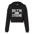 thumbnail image 1 of Womens Boston Strong 617 Cropped Hooded Sweatshirt, 1 of 1