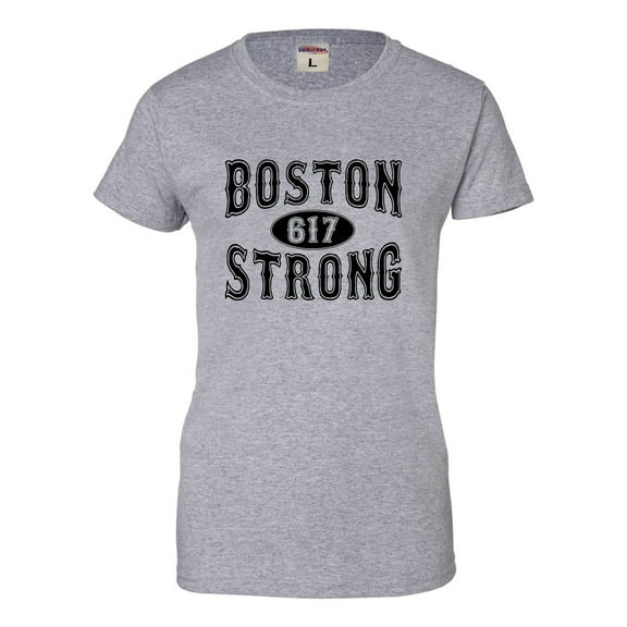 Womens Boston Strong 617 T-Shirt