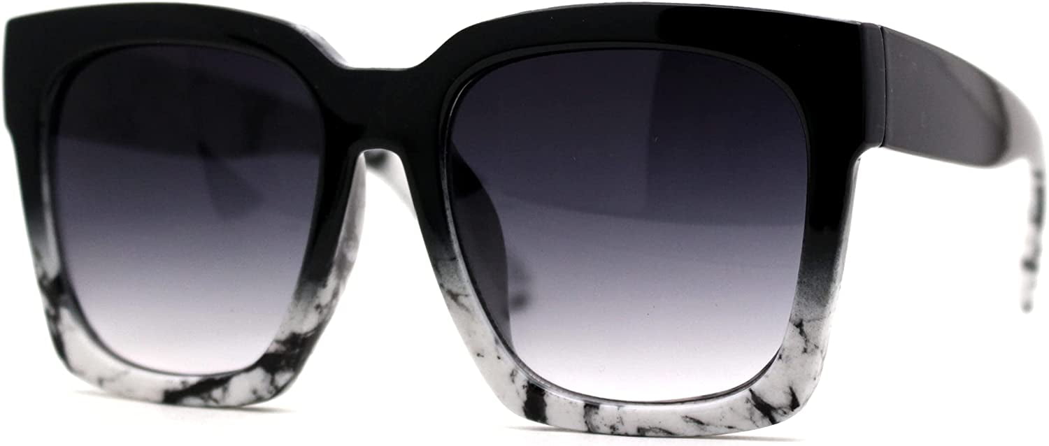 Womens Boyfriend Style XXL Oversize Horned Rim Thick Plastic  display picture 2