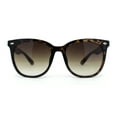 thumbnail image 1 of Womens Boyish Hipster Horn Rim Fashion Plastic Chic Sunglasses Tortoise - Brown, 1 of 4