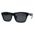 thumbnail image 1 of Womens Boyish Horn Rim Retro Fashion Sunglasses All Black, 1 of 4