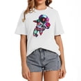 thumbnail image 1 of Womens Boys Girls T Shirts 3D Printed Graphic Tees Shirts Crewneck Short Sleeve For Kids 6-16 Years Black, 1 of 5