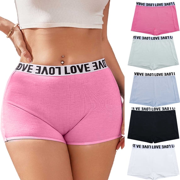 Womens Boyshorts Underwear Seamless Boxer Briefs Full Coverage Soft Stretch Boxer Shorts For Women Seamless Boy Shorts Underwear No Show Boxer Shorts Briefs Panties for Ladies