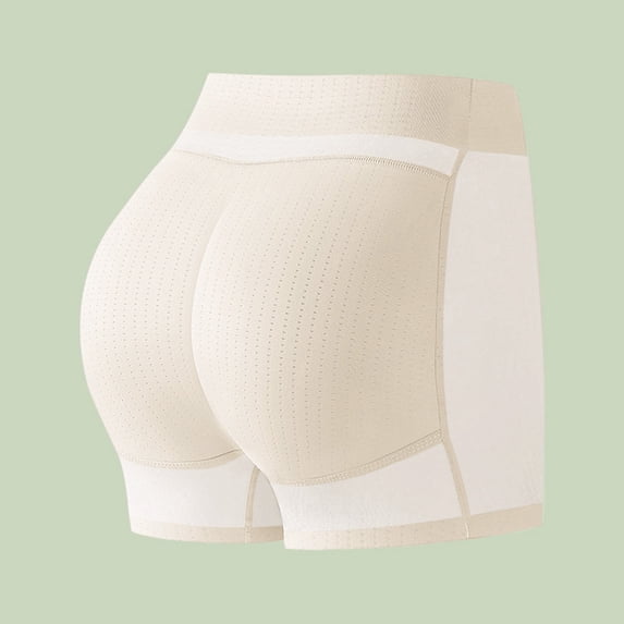 Womens Boyshorts Underwear ZDNIXIAN Womens Seamless Hip Lifting Shaping Briefs Butt Pad Underwear