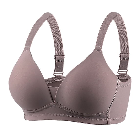Womens Bra Comfy Woman's Large Size Comfortable Breathable Bra Underwear No Rims