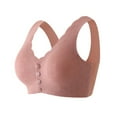 thumbnail image 1 of Womens Bra Front Closure Bra Seamless Bras Wireless Everyday Bra Supportive Bras, 1 of 1