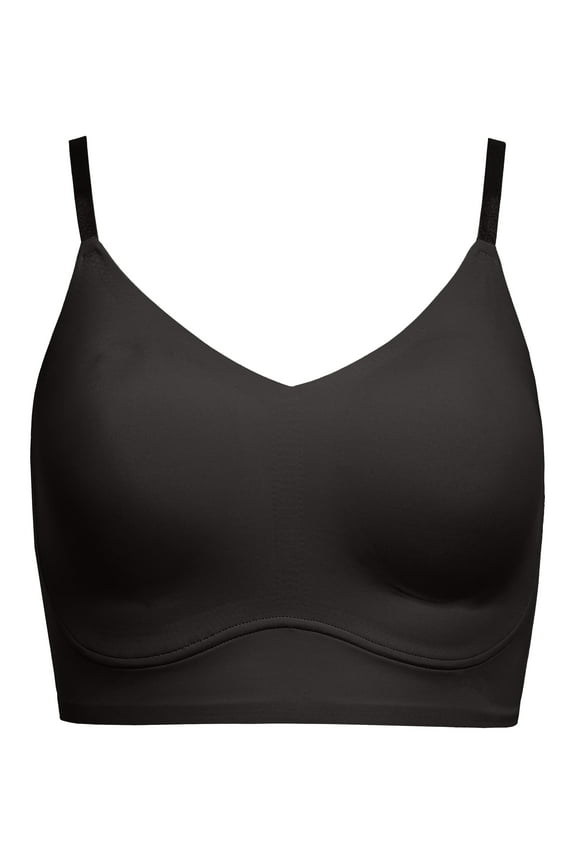 Womens Bra Solid Black Small Full Lift Padded Bralette $58 S
