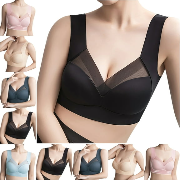 Womens Bra Sports Bras Plus Size No Underwire Sports Bras for Women Underwear Bra Everyday Underwear Workout Running Exercise Bra Activewear Bras for Women Wireless Bras for Women Bras for Women