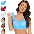 thumbnail image 1 of Womens Bra Sports Bras Plus Size No Underwire Sports Bras for Women Underwear Bra Everyday Underwear Workout Running Exercise Bra Activewear Bras for Women Wireless Bras for Women Bras for Women, 1 of 4