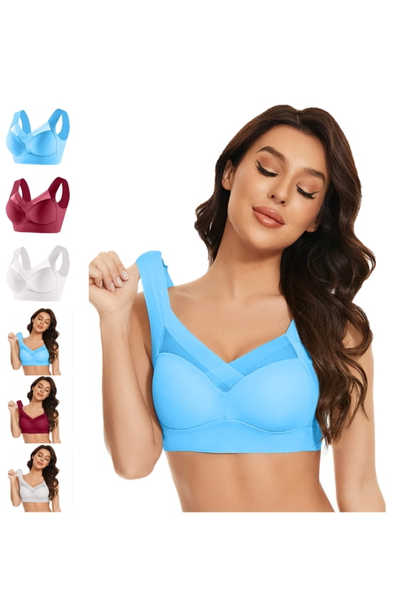 Womens Bra Sports Bras Plus Size No Underwire Sports Bras for Women Underwear Bra Everyday Underwear Workout Running Exercise Bra Activewear Bras for Women Wireless Bras for Women Bras for Women