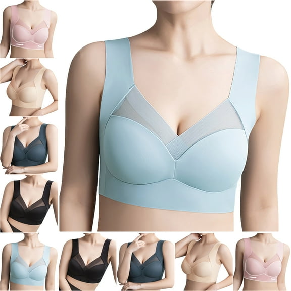 Womens Bra Sports Bras Plus Size No Underwire Sports Bras for Women Underwear Bra Everyday Underwear Workout Running Exercise Bra Activewear Bras for Women Wireless Bras for Women Bras for Women