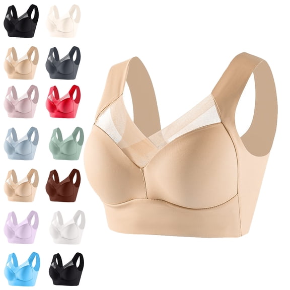 Womens Bra Sports Bras Plus Size No Underwire Sports Bras for Women Underwear Bra Everyday Underwear Workout Running Exercise Bra Activewear Bras for Women Wireless Bras for Women Bras for Women