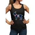 thumbnail image 1 of Womens Brady GOAT Racerback Tank Top T-Shirt, 1 of 1