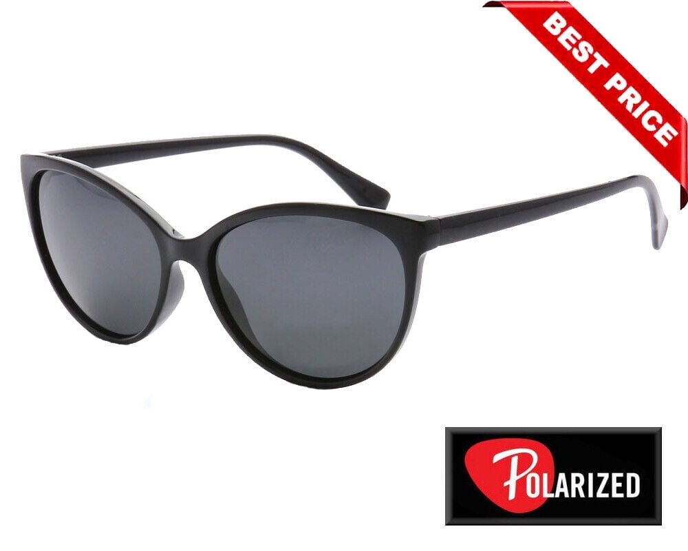 Fashion designer Style Black Cat-Eye Sunglasses Polarized Polarized Classic Modern Marilyn Cat Eye Sunglasses Black  main image 3