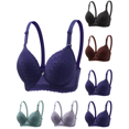 thumbnail image 1 of Womens Bras Casual Comfortable Lace Bras for Women Everyday Seamless Bra Full Coverage Push Up Soft Underwear, 1 of 3